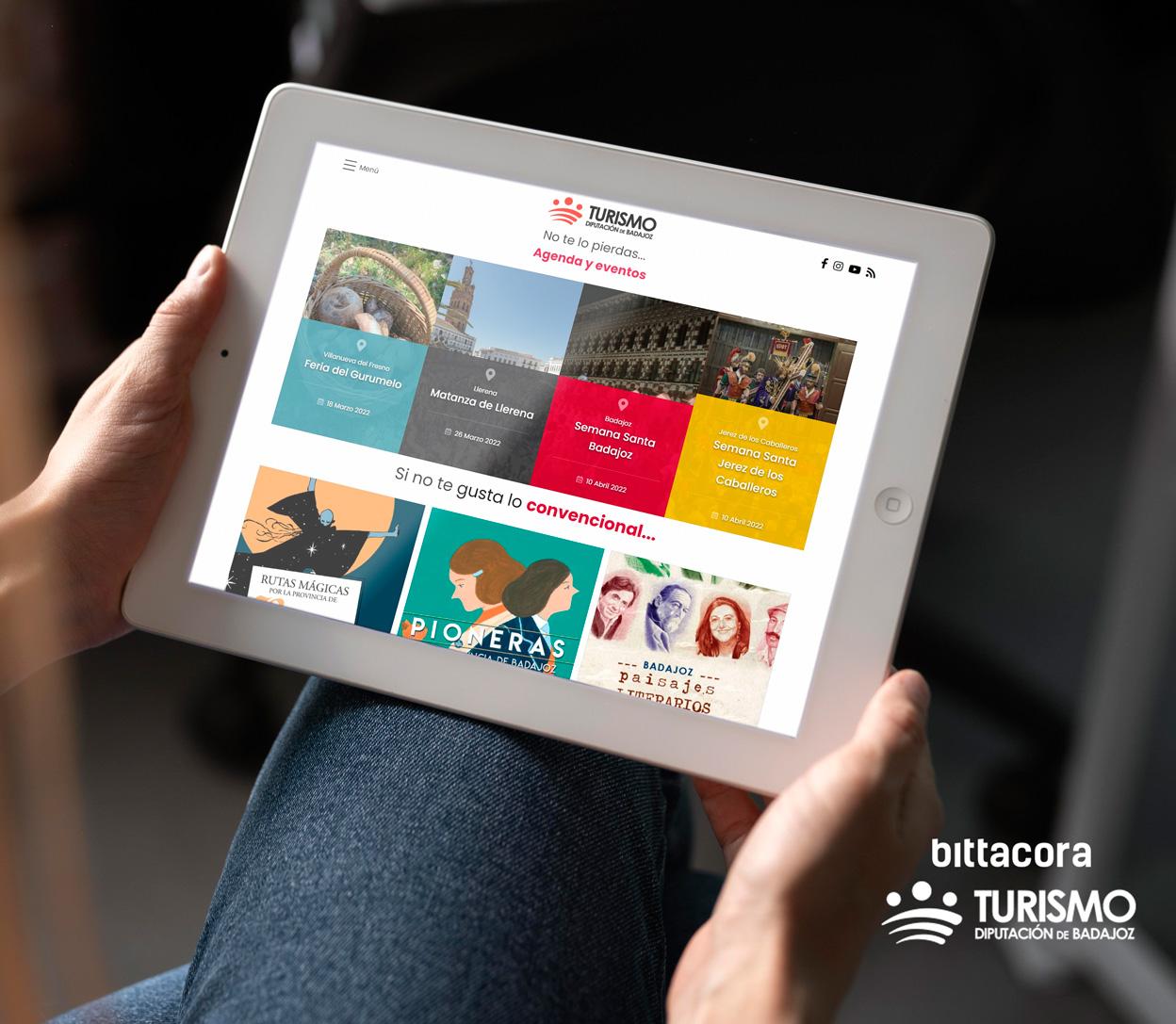Turismo de la Provincia de Badajoz. Diputación de Badajoz.